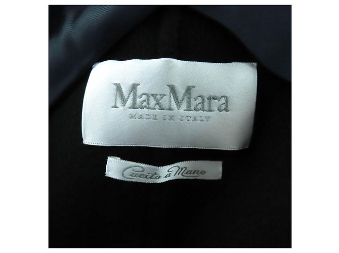 Casaco de cashmere Max Mara Cucito A Mano Preto - vista 6