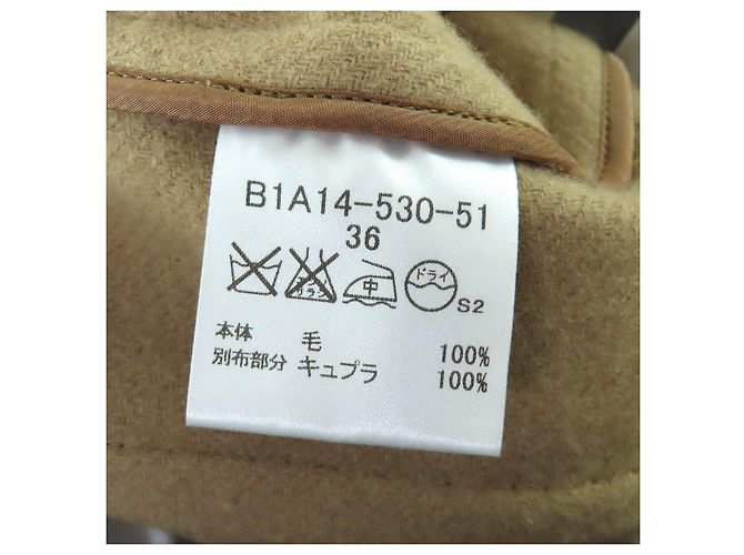 Burberry London Trench Coat de algodón y cuero Beige - vista 10
