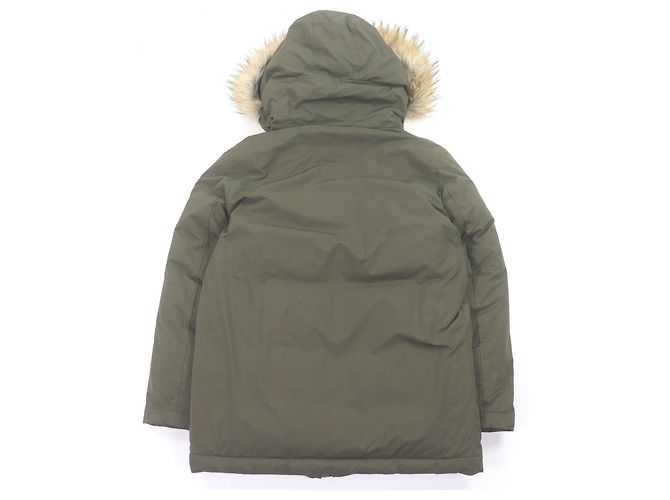Abrigo de plumón con capucha Paul Smith French Down Verde Caqui - vista 4