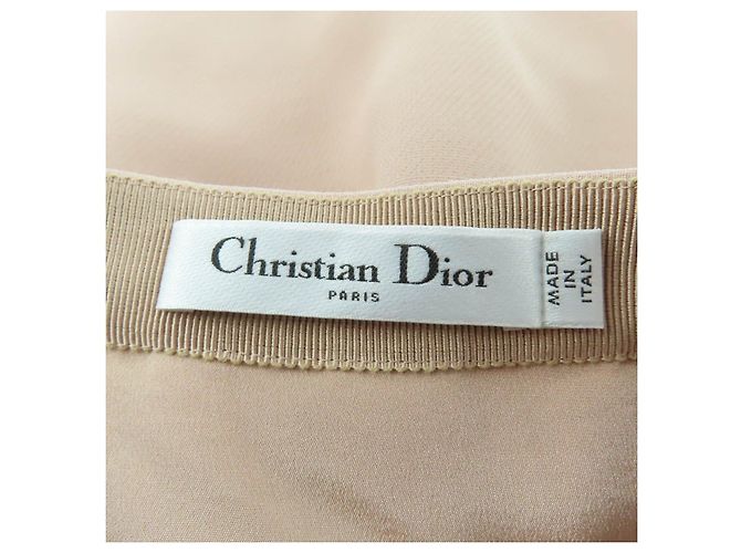 Autre Marque Falda de lana y seda Christian Dior Rosa - vista 6