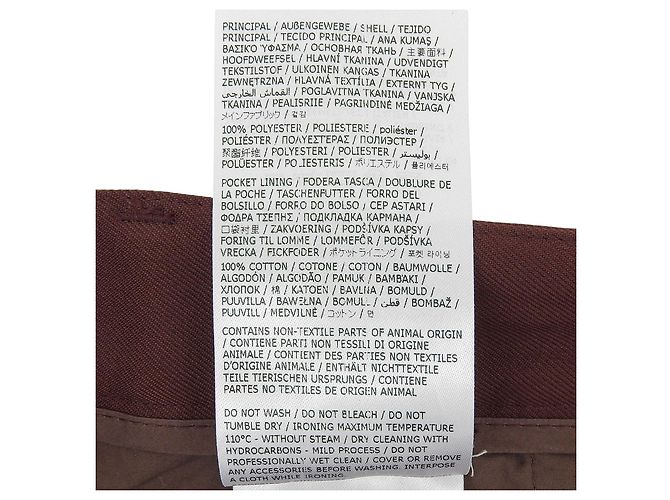 Calças de gabardine de lã Jil Sander Marrom - vista 6