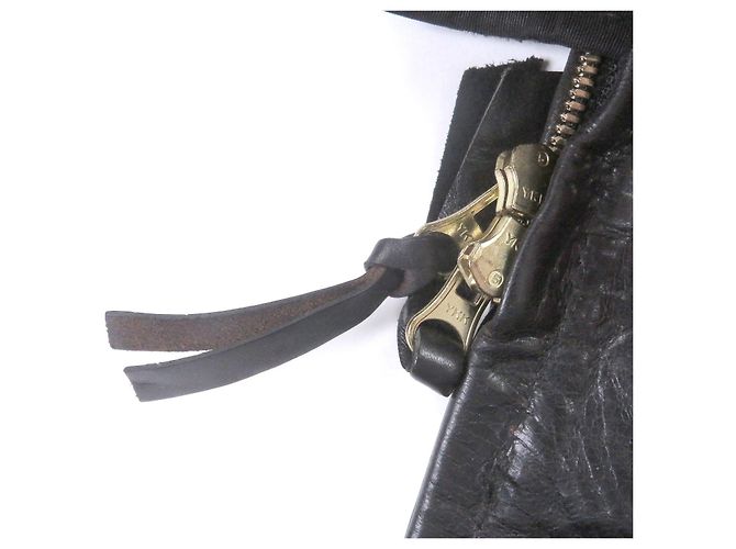 Autre Marque AERO LEATHER Board Racer Horsehide Jacket Black - view 5