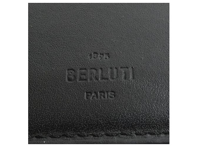 Cartera de cuero Berluti Makore Scritto Castaño - vista 3