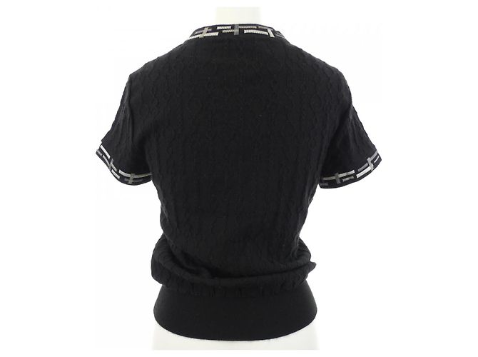 Hermès Hermes Dors Les Boucles in misto cashmere Nero - vista 2