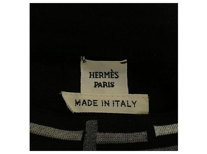 Hermès Hermes Dors Les Boucles in misto cashmere Nero - vista 5