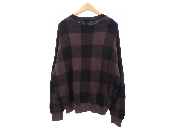 Top in maglia Loewe Nero Marrone - vista 2