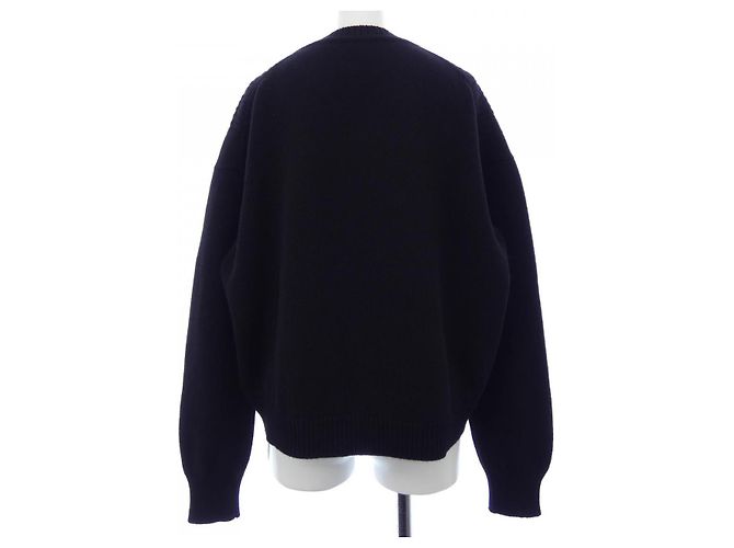 Hermès Canadian Button Cashmere Knit 36 Nero - vista 2
