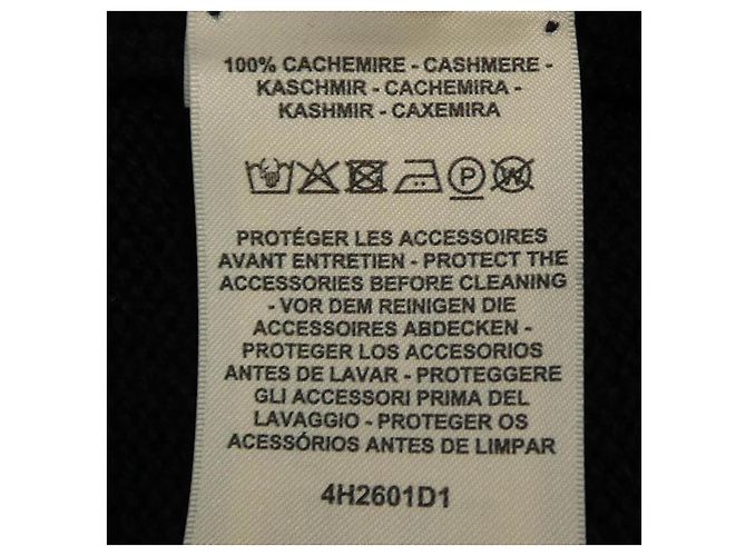 Hermès Canadian Button Cashmere Knit 36 Nero - vista 3