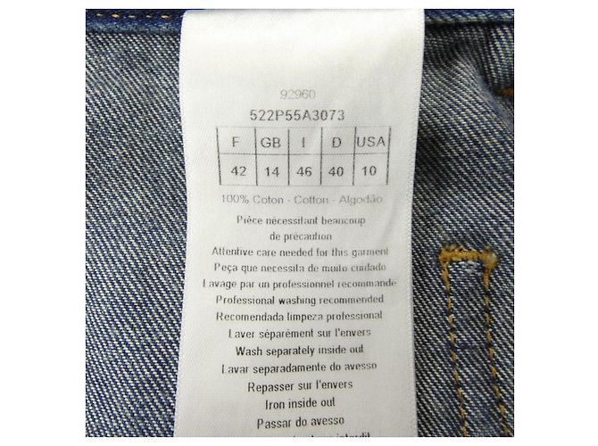 Christian Dior Dior Alps Jeans Blau - Ansicht 3