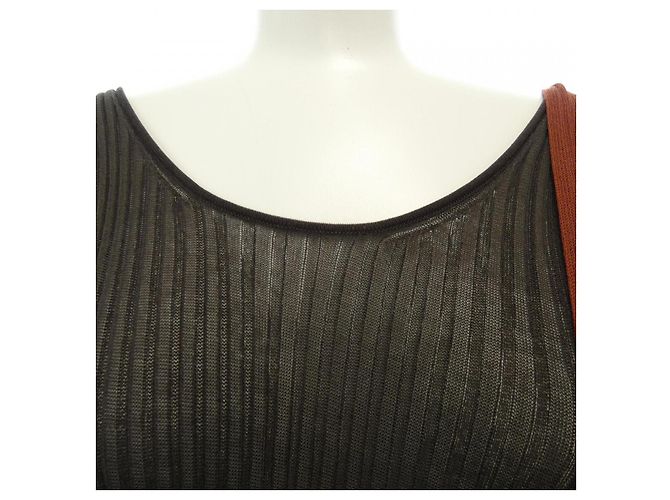 Vestido marrón Bottega Veneta Castaño - vista 6