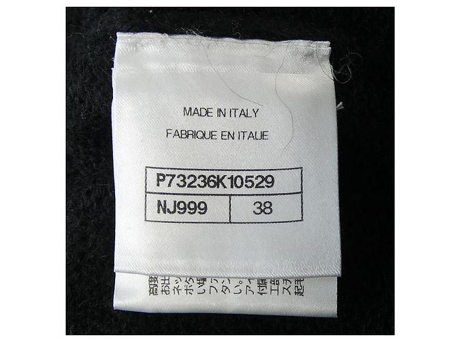 Chanel Stricktop aus Kaschmir-Mischung Schwarz - Ansicht 4
