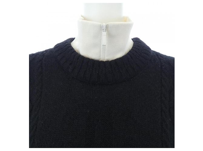 Chanel Stricktop aus Kaschmir-Mischung Schwarz - Ansicht 6