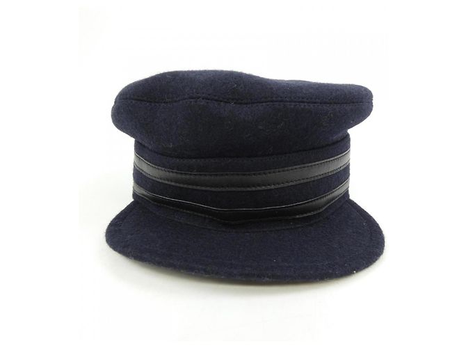 Hermès Cappello Hermes SAINT MALO Blu Blu navy - vista 2