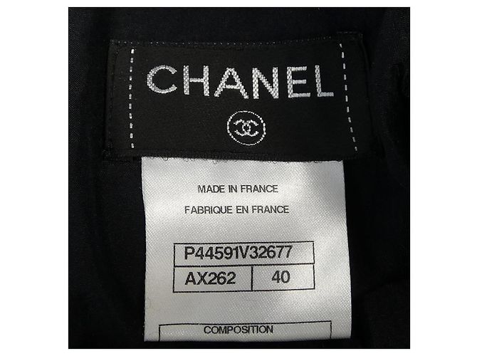 Saia Chanel Azul Marinho - vista 4