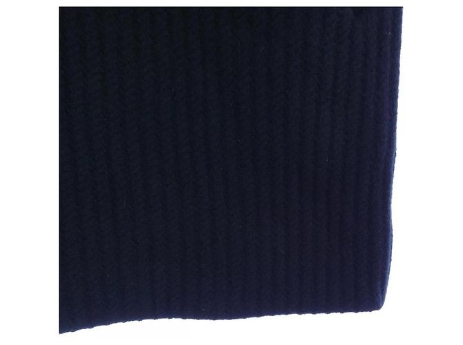 Saia Chanel Azul Marinho - vista 6