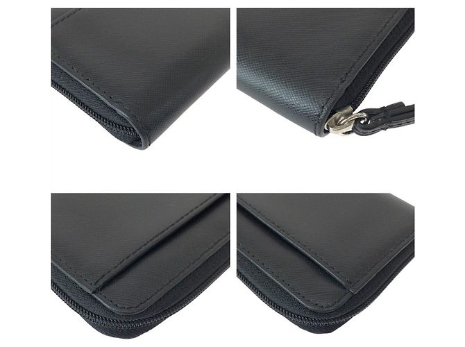 Portamonete in pelle Coach Nero - vista 4