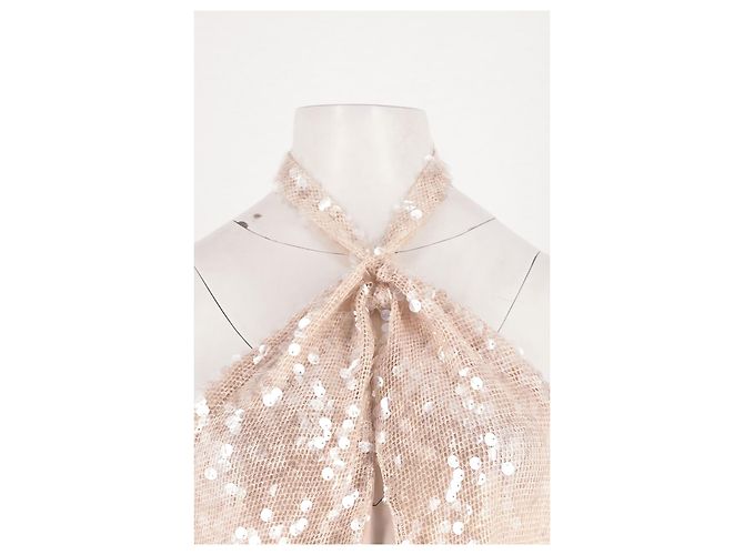 For Love & Lemons Maxikleid Beige - Ansicht 3