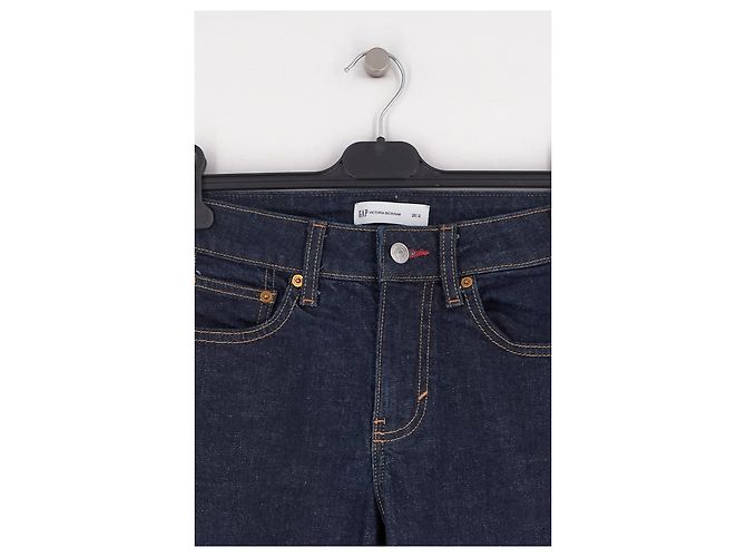 Vaqueros Victoria Beckham en denim crudo azul - vista 2