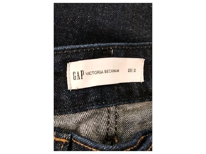 Vaqueros Victoria Beckham en denim crudo azul - vista 5
