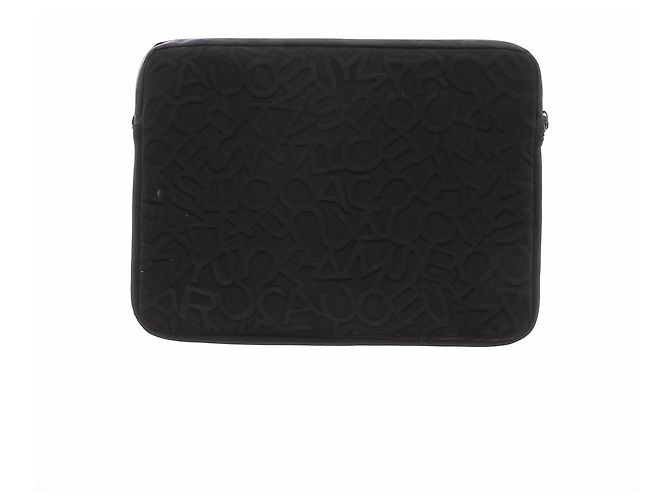 Marc Jacobs Capa para computador preta em relevo Preto - vista 2