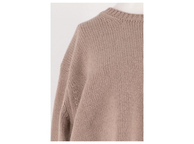 Autre Marque Sweater Oversized de Cashmere Bege LEVETE ROOM - vista 3