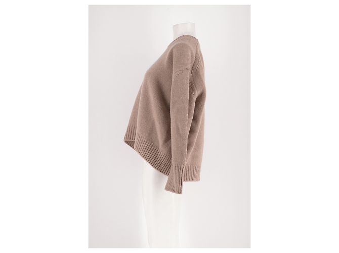 Autre Marque Sweater Oversized de Cashmere Bege LEVETE ROOM - vista 5