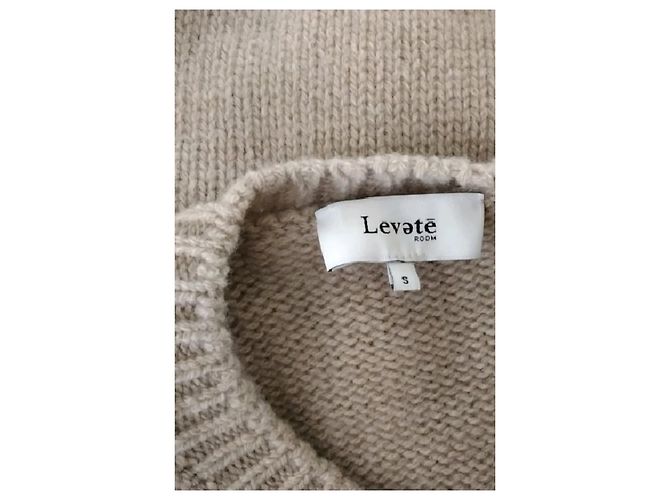 Autre Marque Sweater Oversized de Cashmere Bege LEVETE ROOM - vista 7
