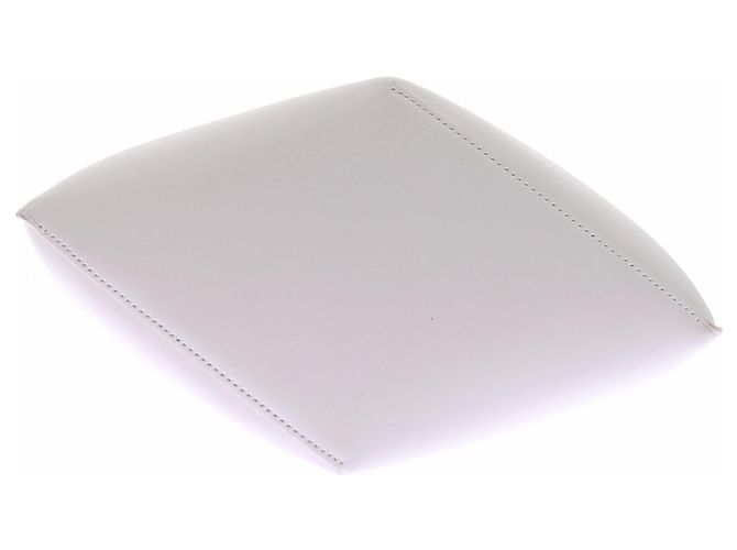 Bolsa saco Alaïa em couro creme 25 cm Branco - vista 6