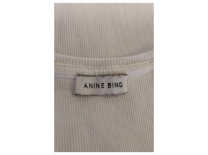 Anine Bing Baumwoll Top Weiß - Ansicht 7