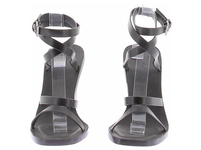 Max Mara Sandali con tacco neri Nero - vista 3