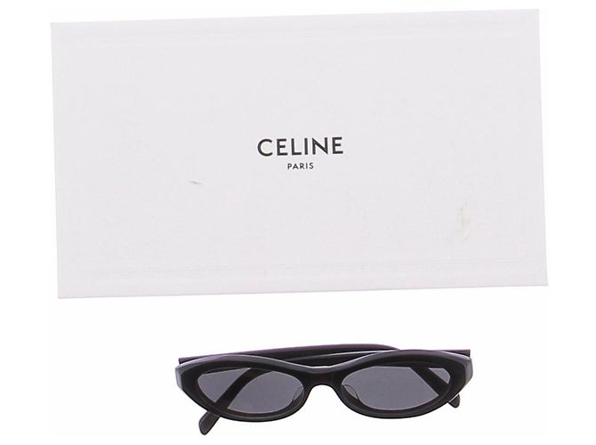 Céline Óculos de sol pretos "Triomphe" - vista 8