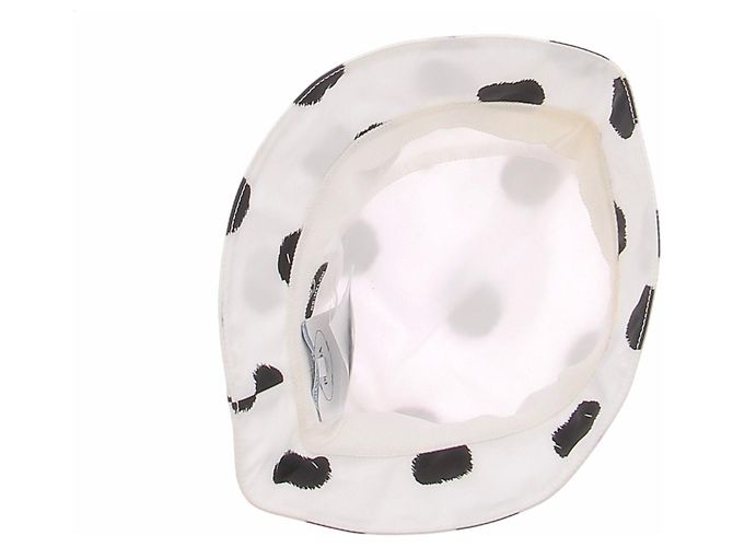 Prada Cappello bianco a pois neri - vista 7