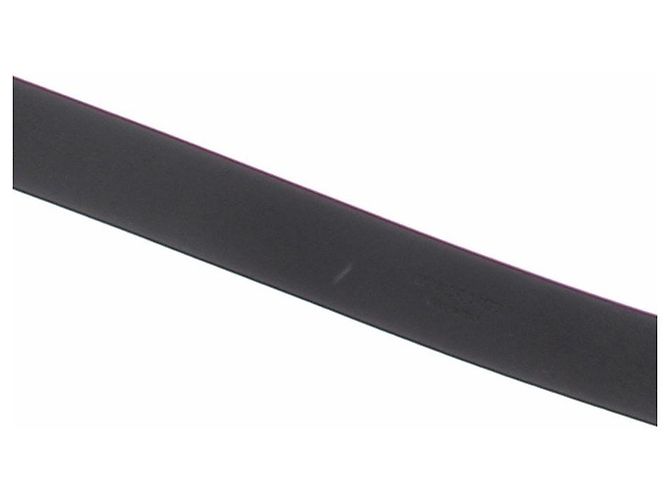 By Malene Birger Ceinture noire à détail doré Black - view 3