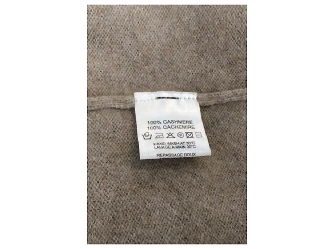 Autre Marque ALEXANDRA GOLOVANOFF Kaschmir Top Beige - Ansicht 8