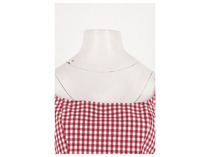 Top de algodão vermelho Guess - vista 3