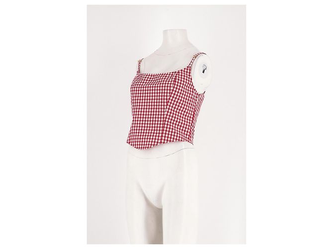 Top de algodão vermelho Guess - vista 5