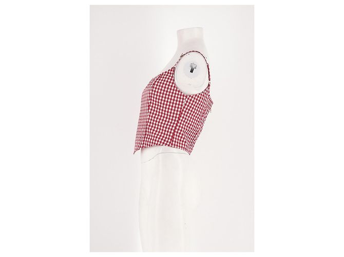 Top de algodão vermelho Guess - vista 6