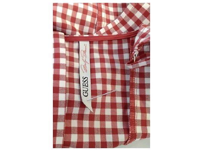 Top de algodão vermelho Guess - vista 7