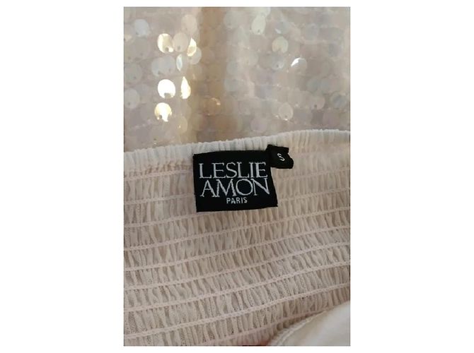 Vestido curto rosa Leslie Amon - vista 7