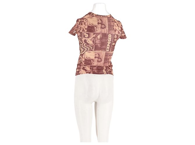 Autre Marque Top ajustado MIAOU ecru Bege - vista 6