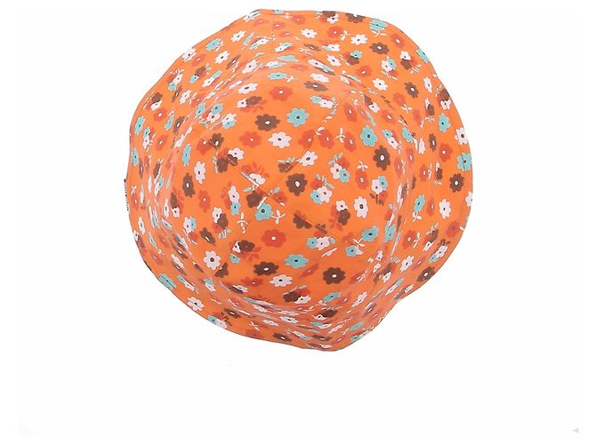 Gorro floral naranja Miu Miu - vista 4