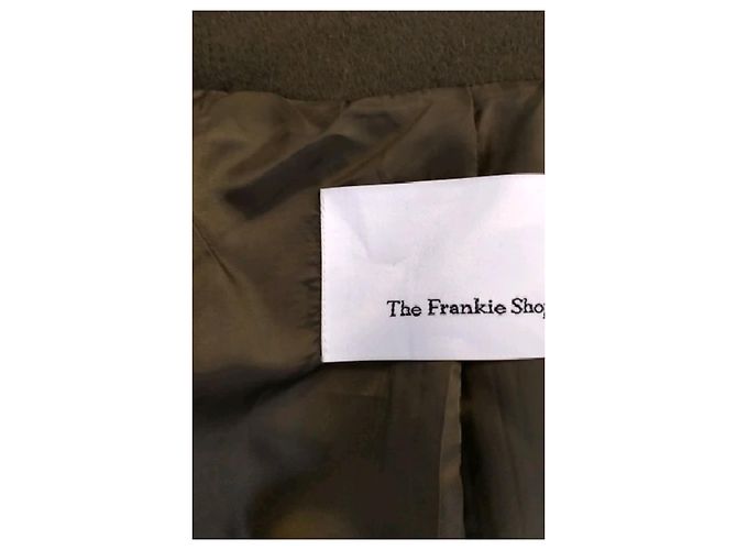Autre Marque Abrigo de lana marrón THE FRANKIE SHOP Castaño - vista 7