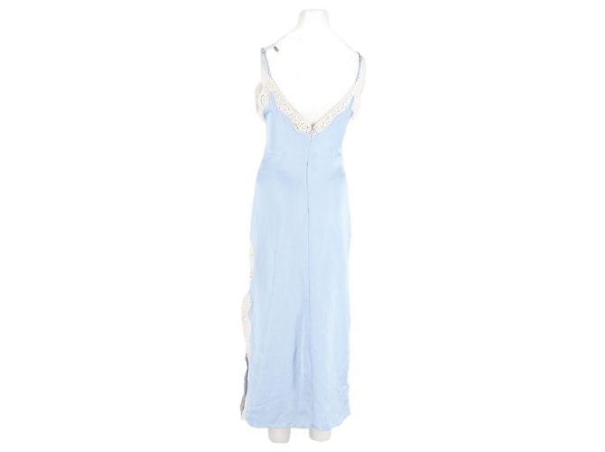 Vestido largo azul Sandro de viscosa - vista 6