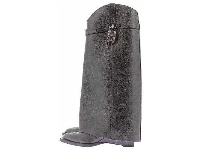 Givenchy Bottes hautes "Shark" Noir - vue 2