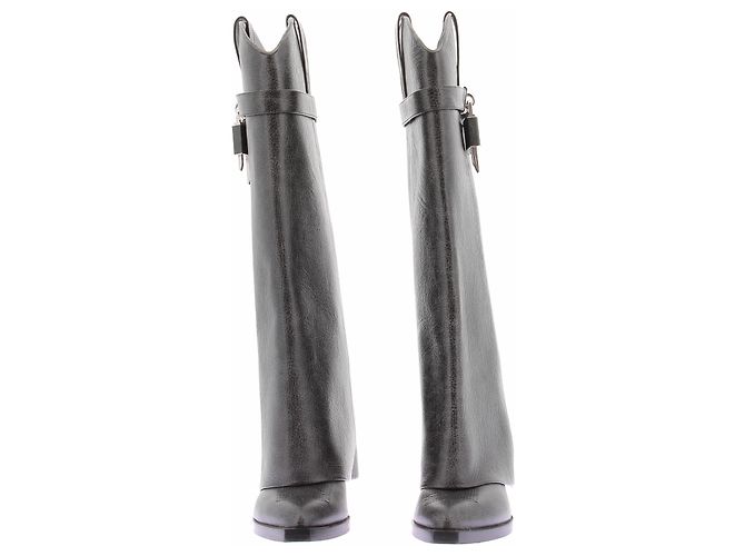 Givenchy Bottes hautes "Shark" Noir - vue 3