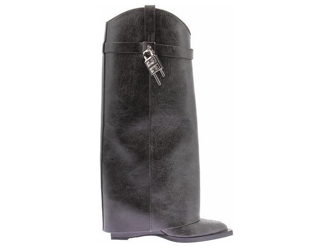 Givenchy Bottes hautes "Shark" Noir - vue 6