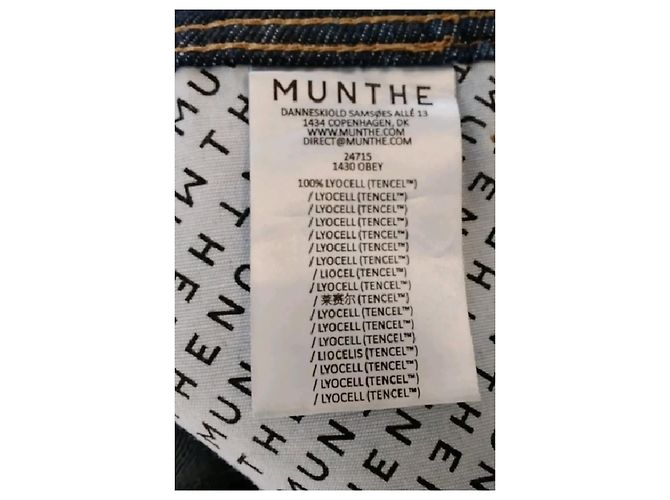 Autre Marque Vaqueros wide leg azules MUNTHE - vista 6