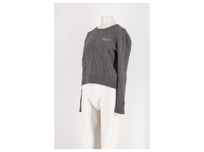Autre Marque Pull en cachemire gris SPORTY & RICH - vue 4