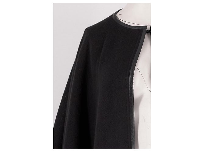 Autre Marque Poncho lungo nero DUNDAS X REVOLVE - vista 3