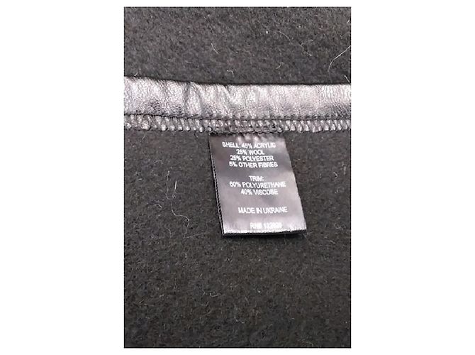 Autre Marque Poncho lungo nero DUNDAS X REVOLVE - vista 8